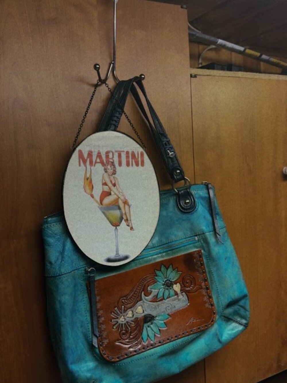 Coach Vintage 2001 Leather Tote – Hand Tooled Western Custom by Madmare Design - Picture 6 of 6